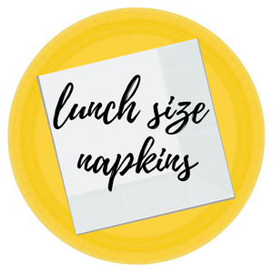 Paper Napkins Pale Blue
