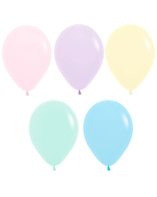 Matte Pastel Latex Balloons