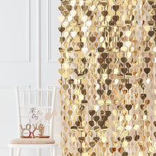 Load image into Gallery viewer, Gold Heart Backdrop